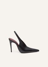Load image into Gallery viewer, SS25 SLINGBACK LEATHER BLACK

