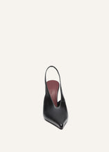 Load image into Gallery viewer, SS25 SLINGBACK LEATHER BLACK
