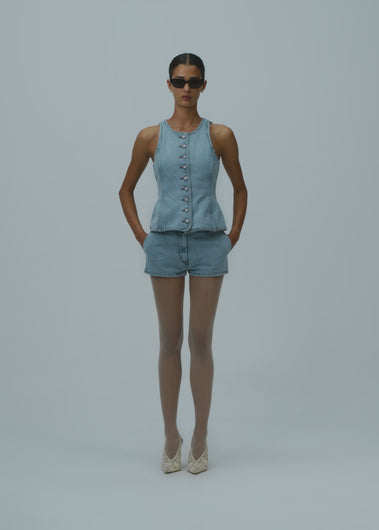 SS25 DENIM 04 SHORTS LIGHT BLUE