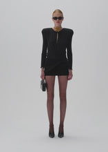 Load and play video in Gallery viewer, Draped bodysuit in black
