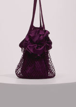 Load and play video in Gallery viewer, Medium Devana bag in aubergine
