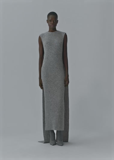AW25 KNITWEAR 12 DRESS GREY