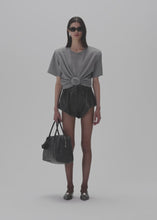 Load and play video in Gallery viewer, Knotted t-shirt in grey
