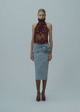 Load and play video in Gallery viewer, SS25 DENIM 03 SKIRT LIGHT BLUE

