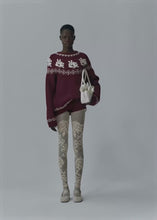 Load and play video in Gallery viewer, AW25 KNITWEAR 18 SWEATER BORDEAUX
