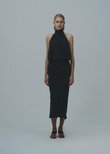 SS25 SKIRT 04 BLACK