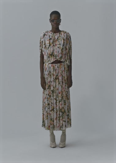 AW25 SKIRT 02 CREAM PRINT