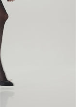 Load and play video in Gallery viewer, Peep toe mules in black satin
