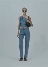 Load and play video in Gallery viewer, PF25 DENIM 02 BLOUSE LIGHT BLUE
