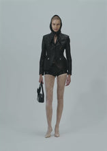 Load and play video in Gallery viewer, PF25 LEATHER 11 SHORTS BLACK
