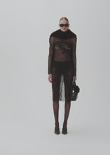 Load and play video in Gallery viewer, AW24 CROCHET 02 SKIRT BLACK
