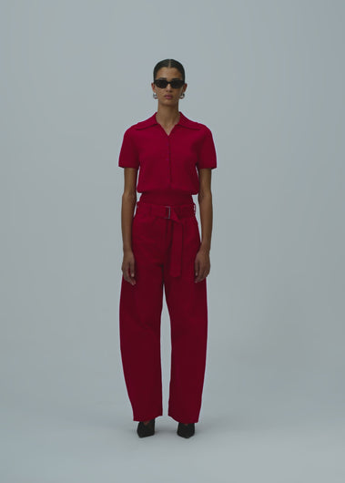 SS25 KNITWEAR 13 SWEATER RED