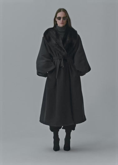 AW25 COAT 07 BLACK