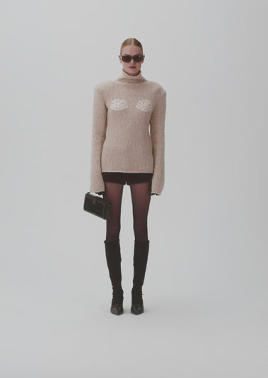 AW24 KNITWEAR 03 TURTLENECK BEIGE