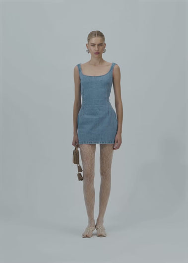 PF25 DENIM 05 DRESS LIGHT BLUE