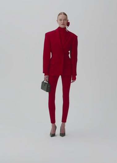 AW24 BLAZER 03 RED